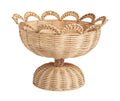 Mud Pie Woven Pedestal Basket