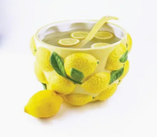 Punch Bowl and Ladle- Lemons