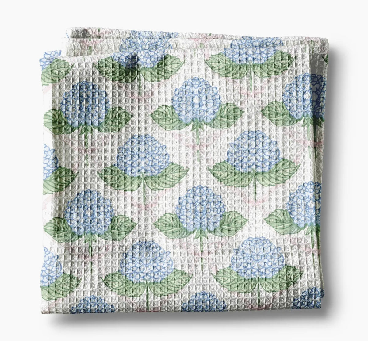 Hydrangea Flower Chinoiserie Kitchen Towel