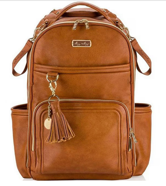 Itzy Ritzy Boss Bag Cognac