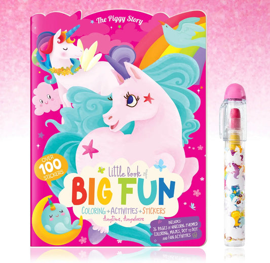 Unicorn Land Stocking Stuffers Coloring Gift Pack for Kids