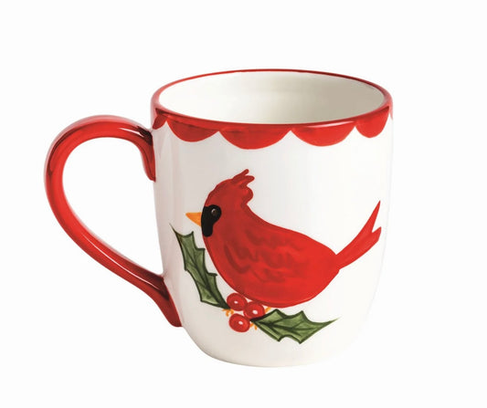Mud Pie Cardinal Mug