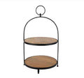Round Top Tiered Server Finial Holder