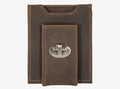 Zep Pro Christian Cross Magnetic Leather Slim Wallet