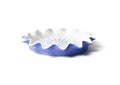 Cotton Colors Iris Blue 8in Ruffle Pie Dish