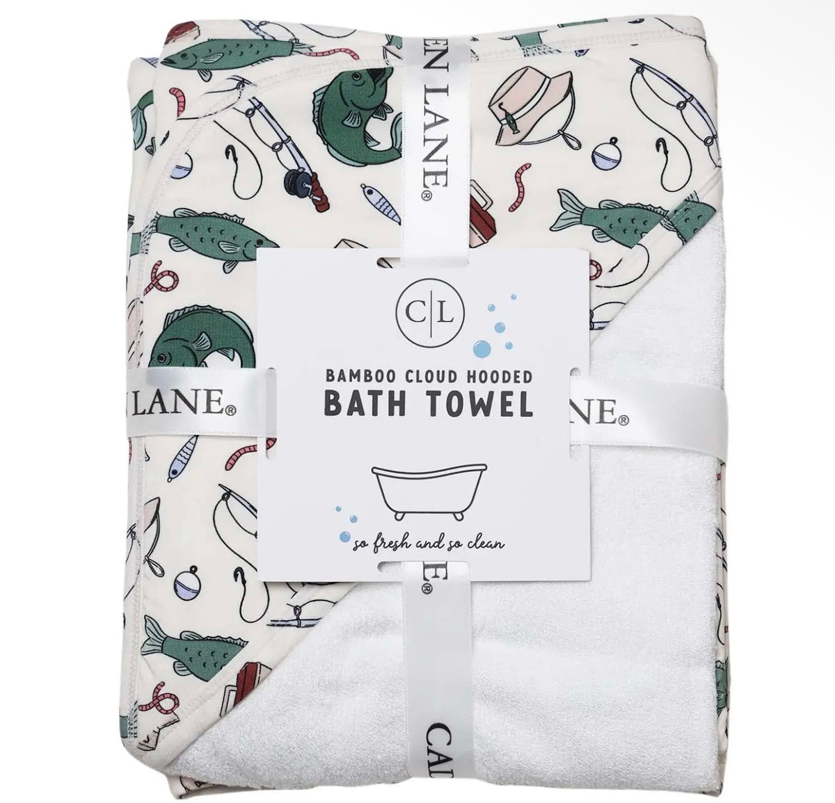 Caden Lane Bamboo Hooded Towel Off the Hook