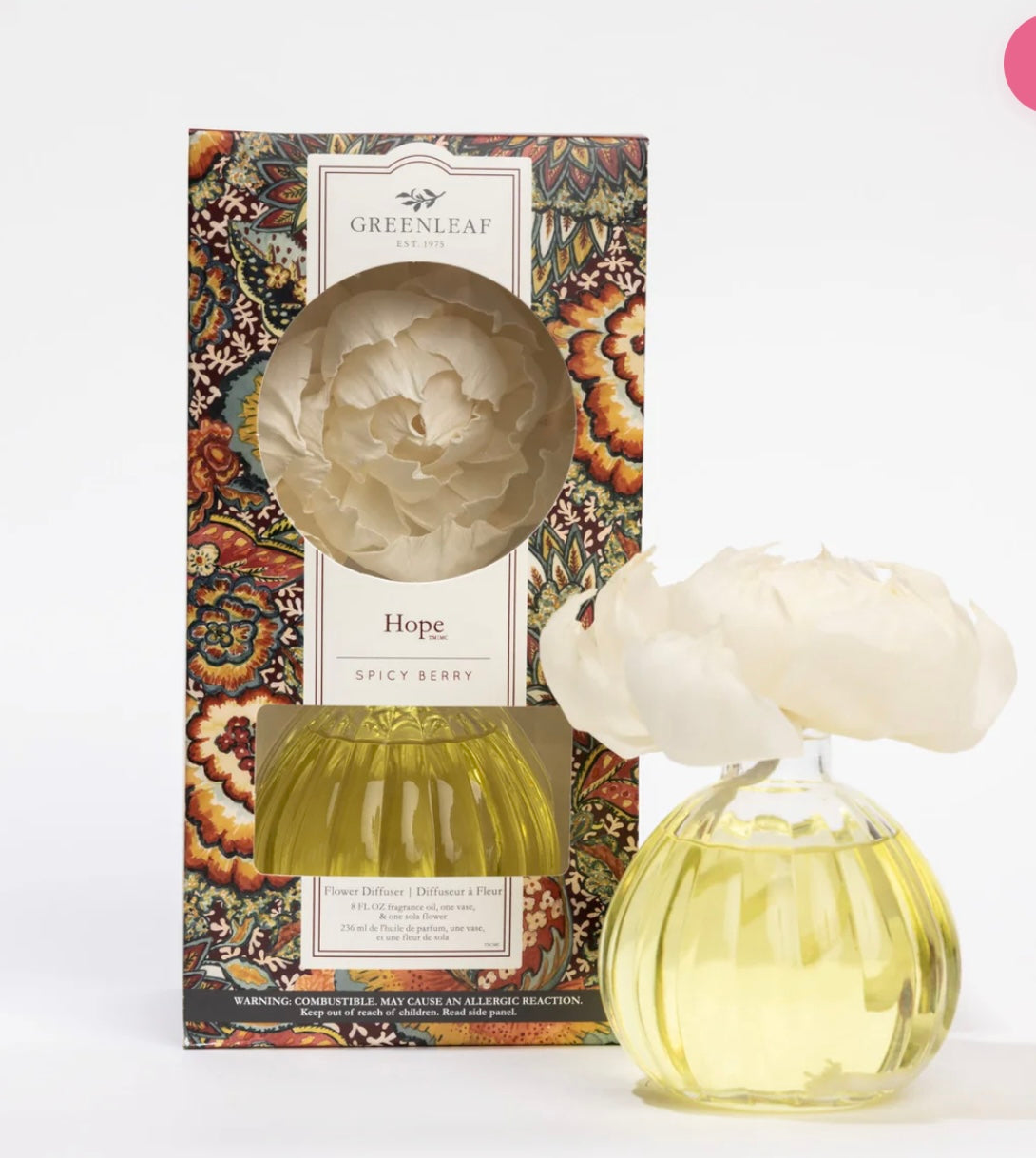 Green Leaf Hope Flower Diffuser