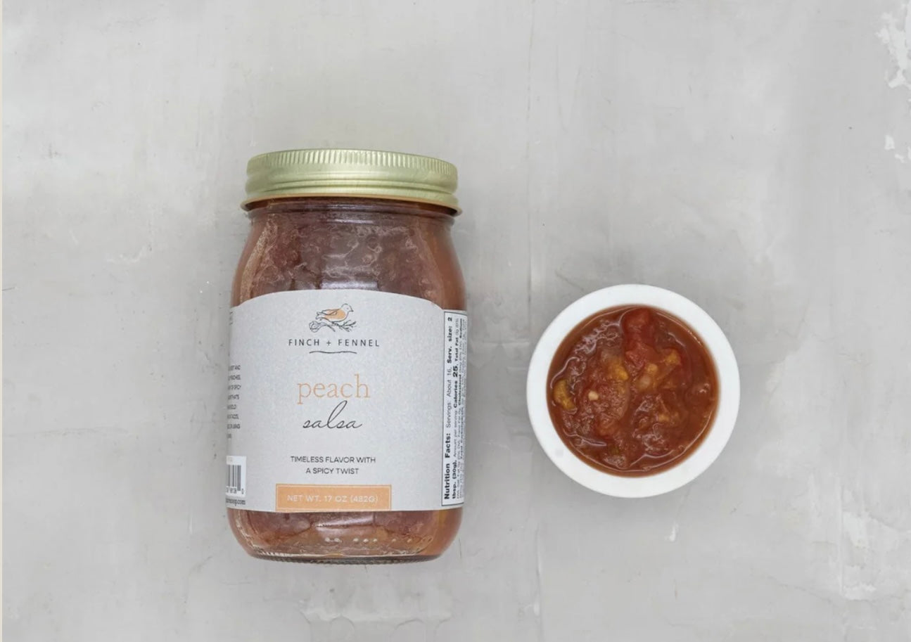 17oz Peach Salsa