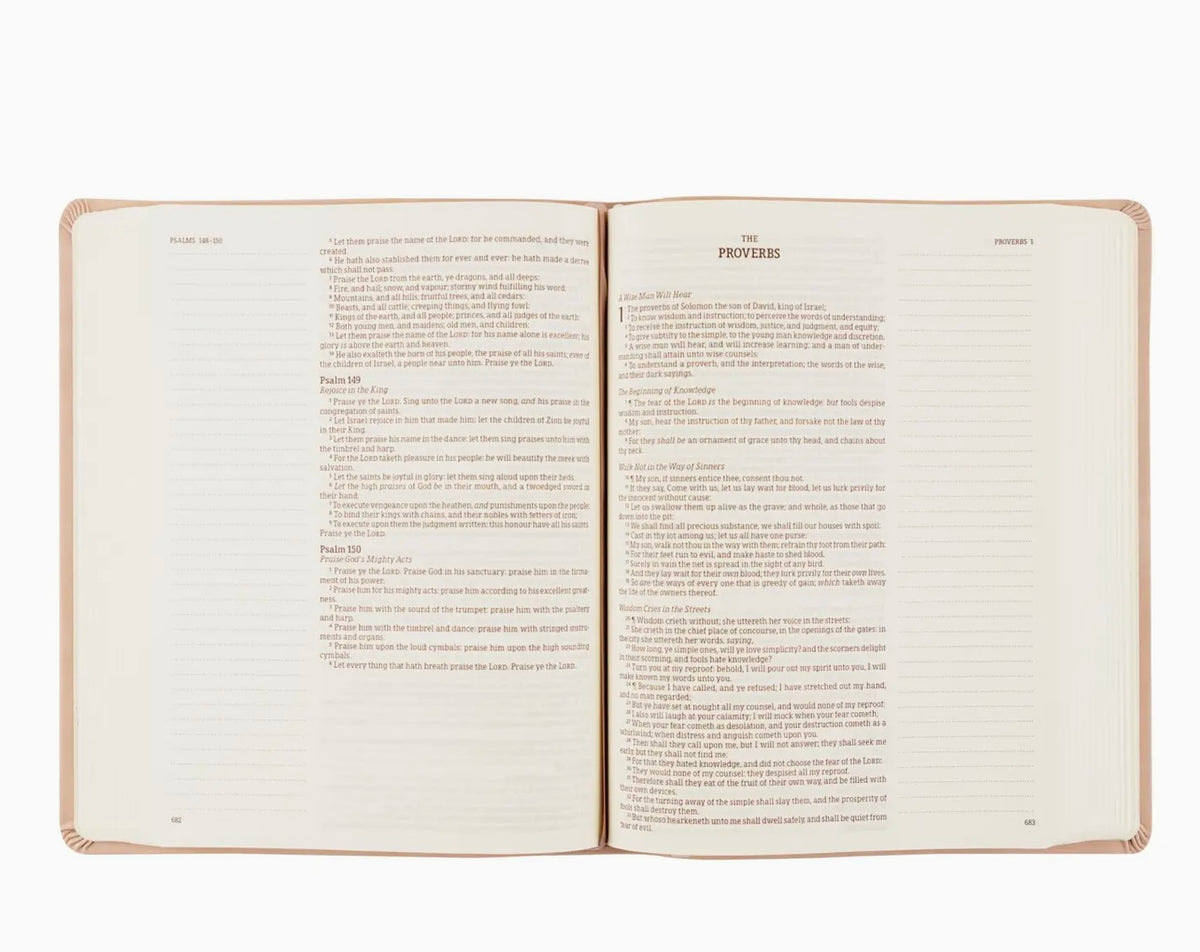 KJV Large Print Notetaking Bible: Shiloh Theme