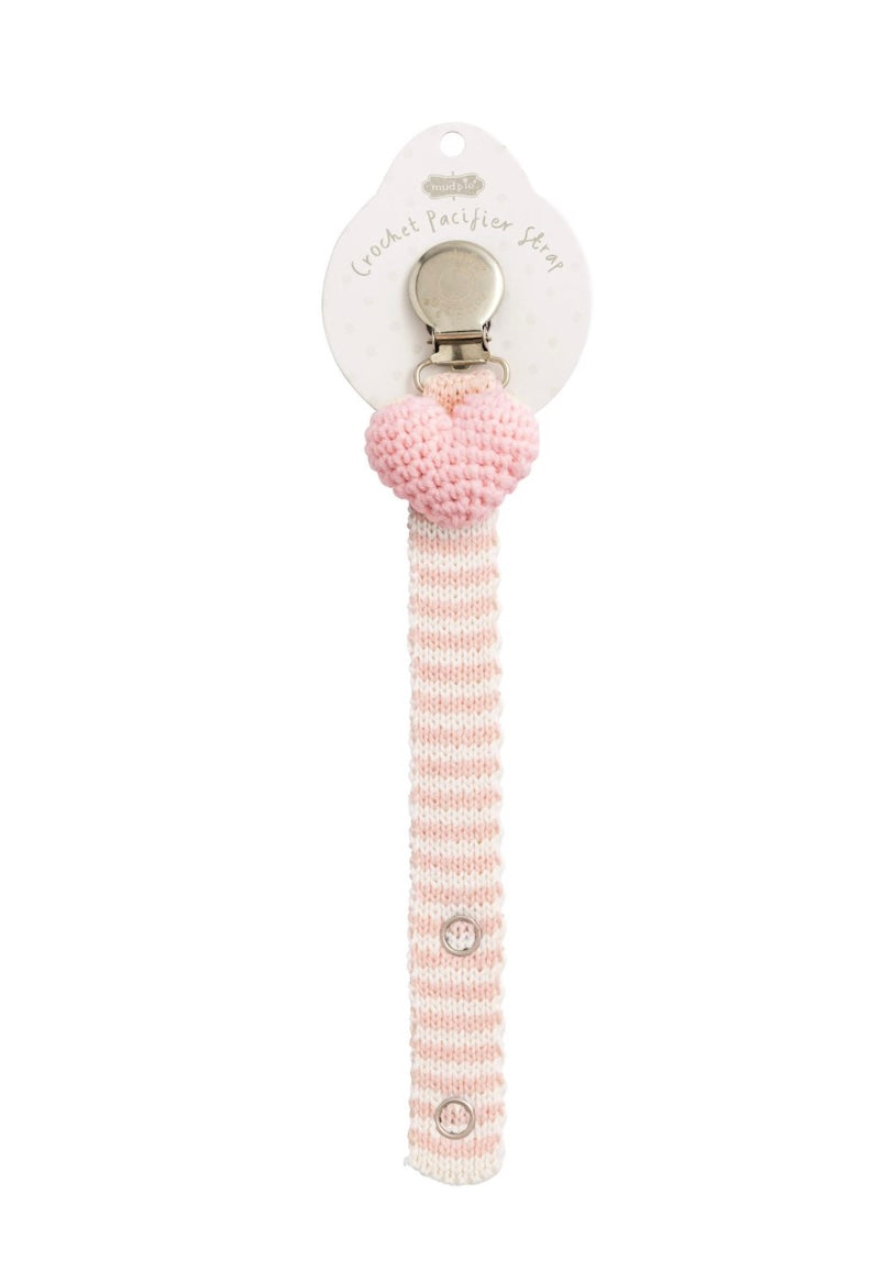 Mud Pie Heart Crochet Pacy Clip