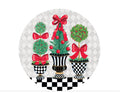 Custom Decor Christmas Topiary Hang Around
