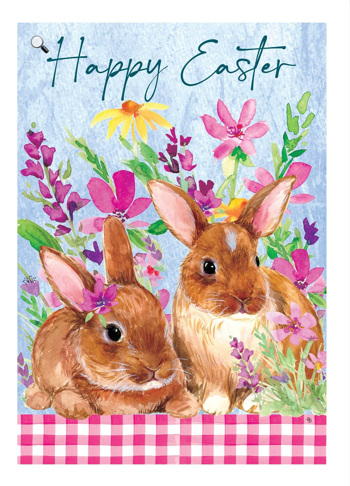 Sweet Bunnies Large Flag