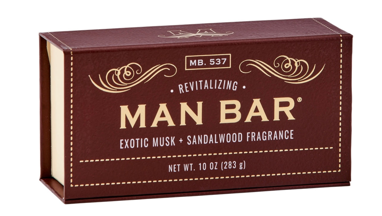 Man Bar Exotic Musk + Sandalwood Fragrance Soap