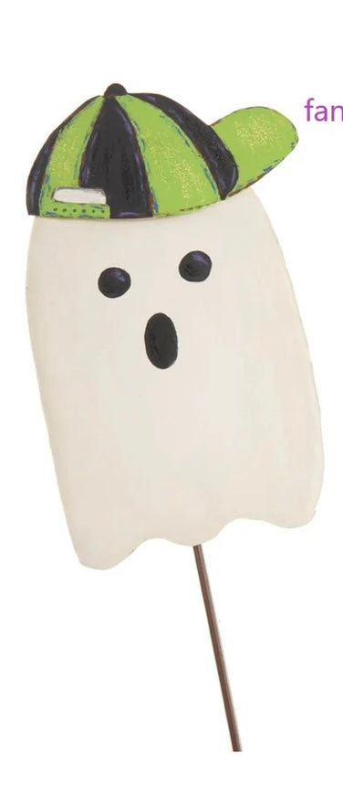 Round Top Ghost with Bow