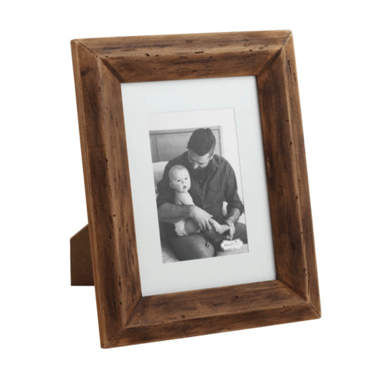 Mud Pie Small Reclaimed Matte Wood Frame
