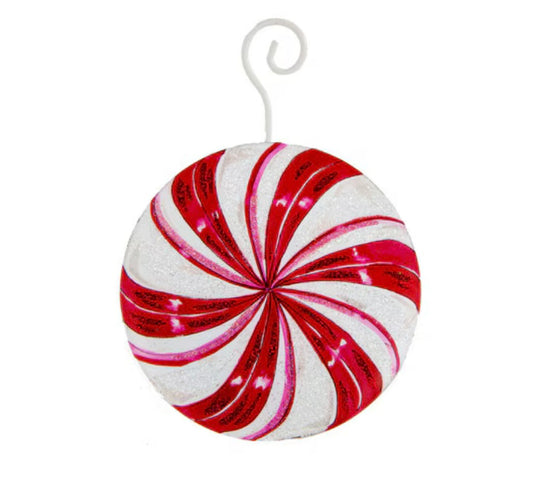 Round Top Peppermint Ornament