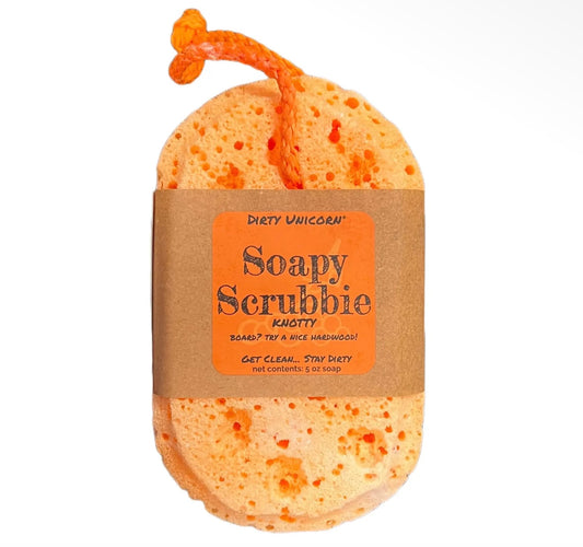 Dirty Unicorn Soapy Scrubbie - Knotty