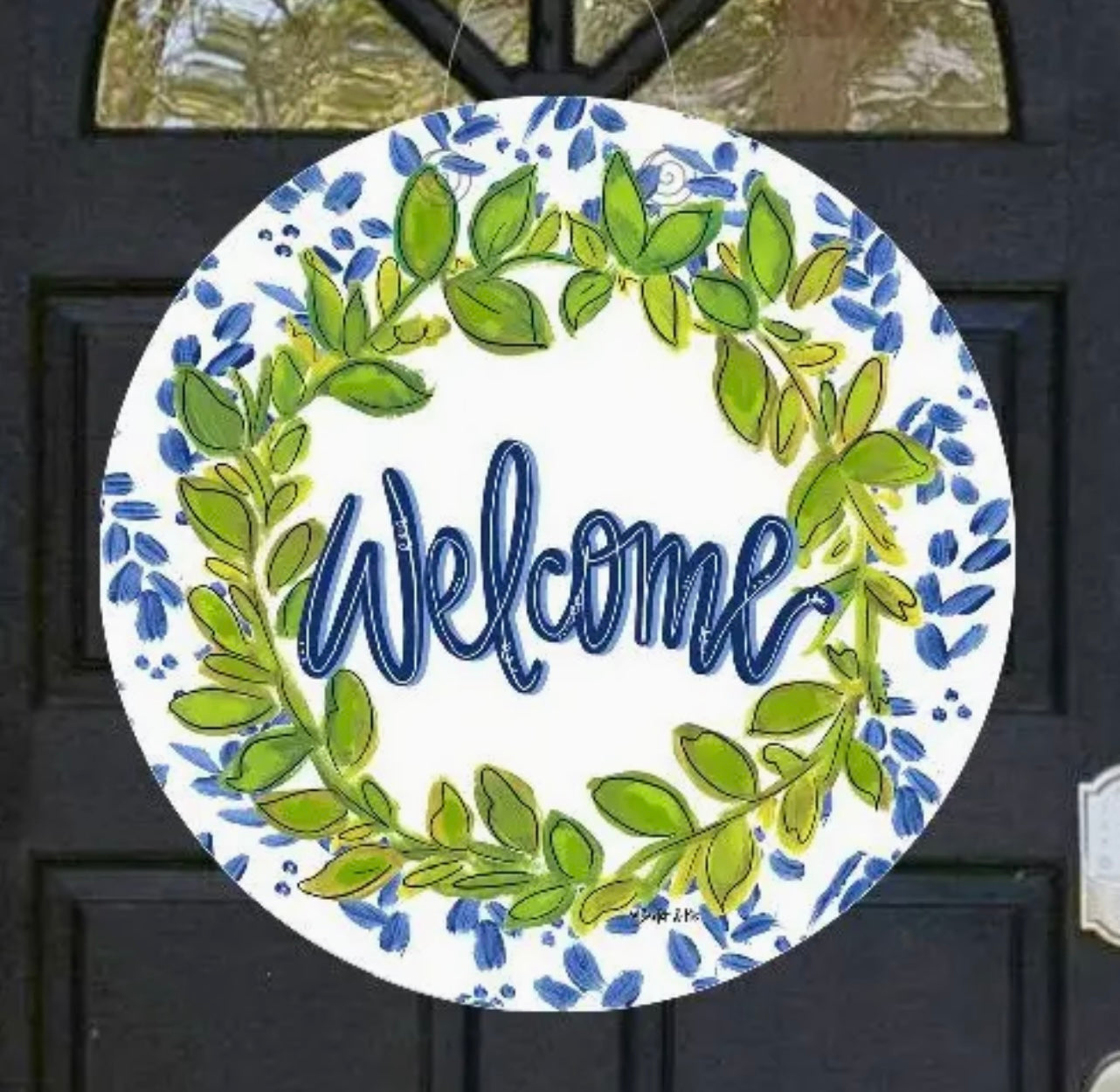 Willow & Green Welcome Door Hanger