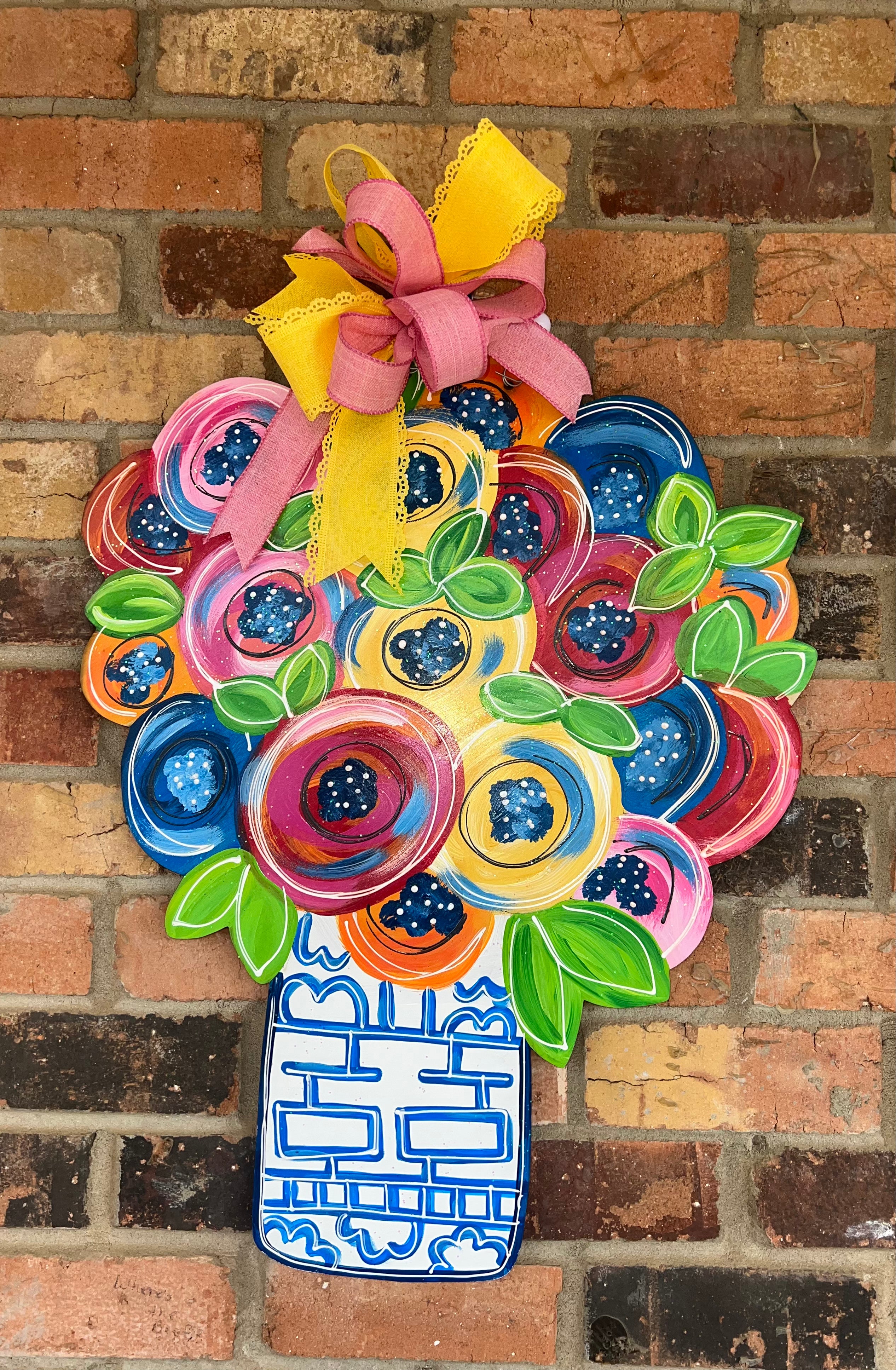 Spring Bouquet Door Hanger