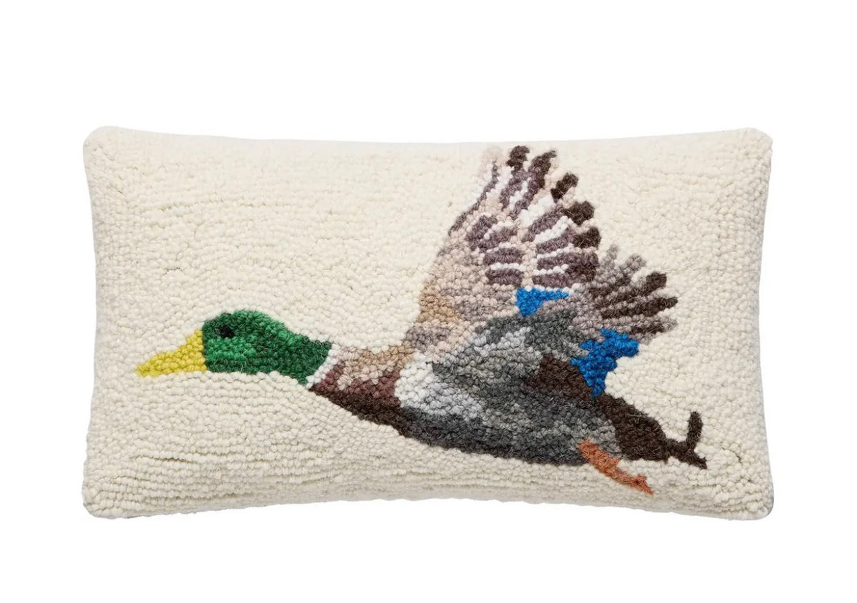Mallard Flying Hook Pillow