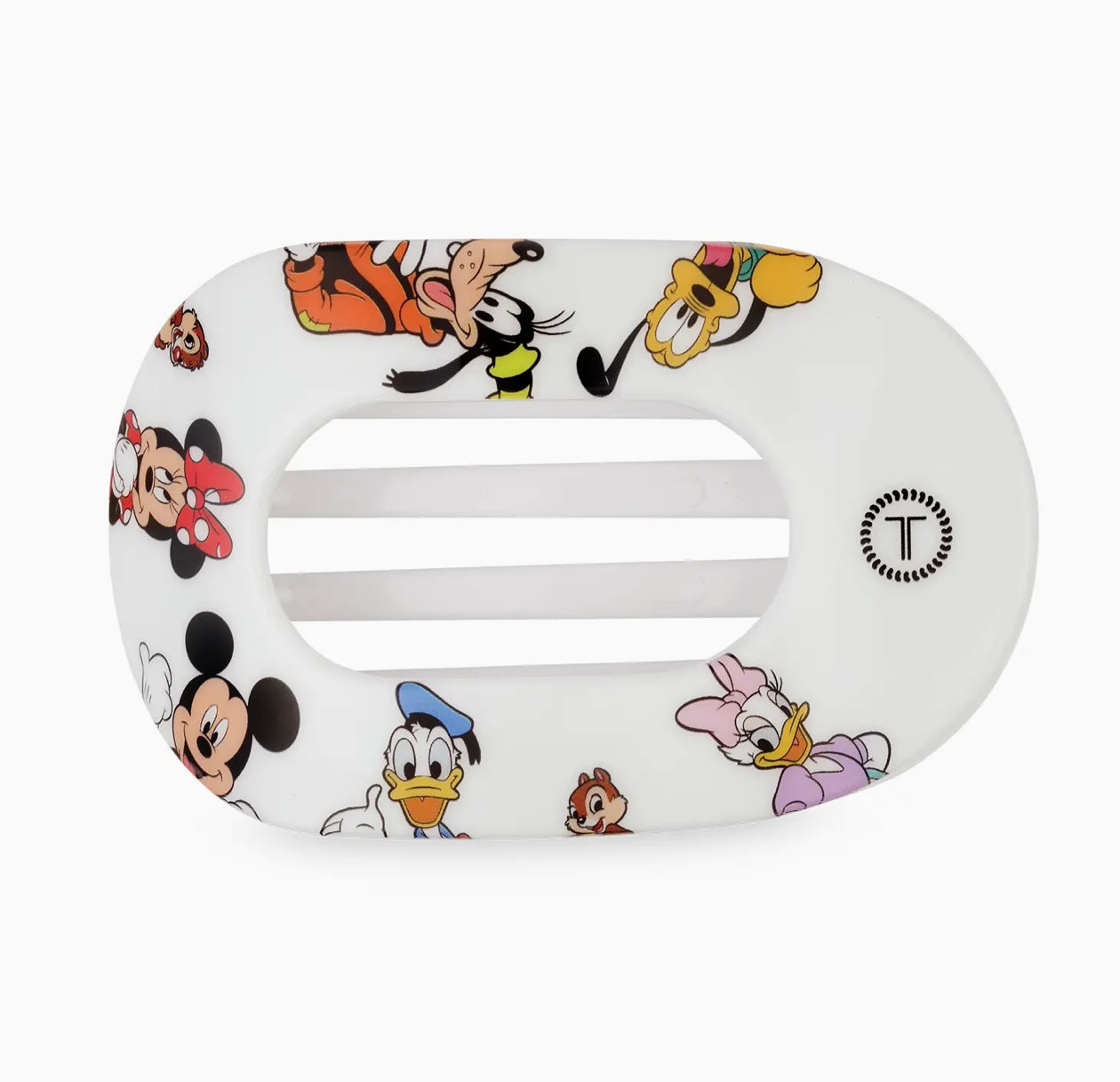 Teleties Flat Round Hair Clip - Large - Micky and Friends
