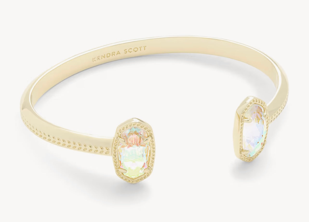 Kendra Scott Elton Bracelet Gold Dichroic Glass