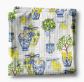 Lemon Chinoiserie Citrus Summer Fruit Kitchen Towel
