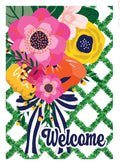 Custom Decor Floral Lettice Large Flag