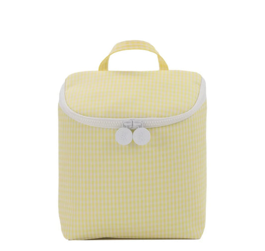 TRVL Design Take Away Insulated Lunch Bag Gingham Buttercup