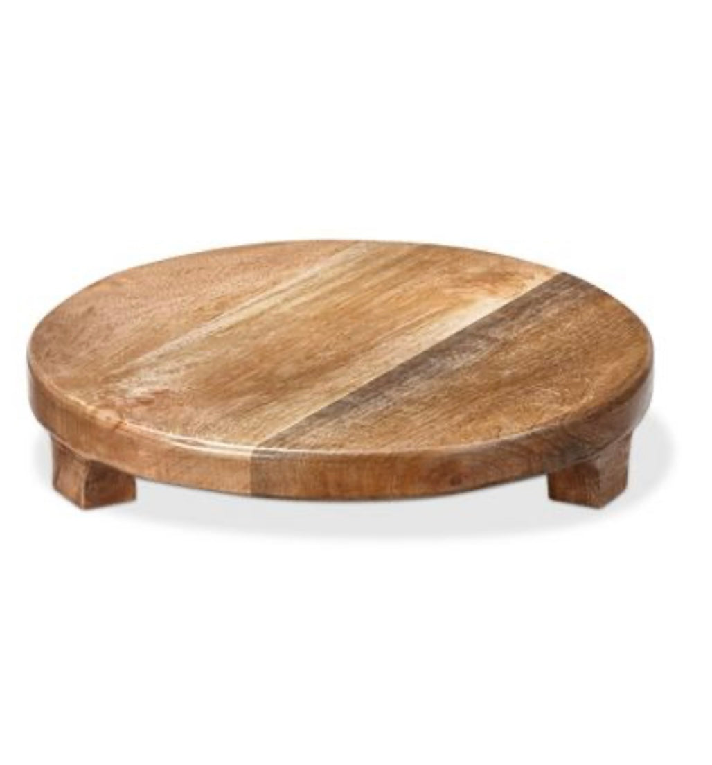 Footed Round Board