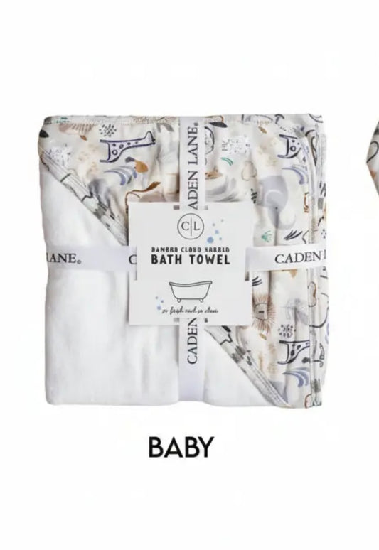 Caden Lane Bamboo Hooded Towel Into the Wild