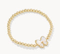 Kendra Scott Haley Bow Stretch Bracelet : Gold Ivory