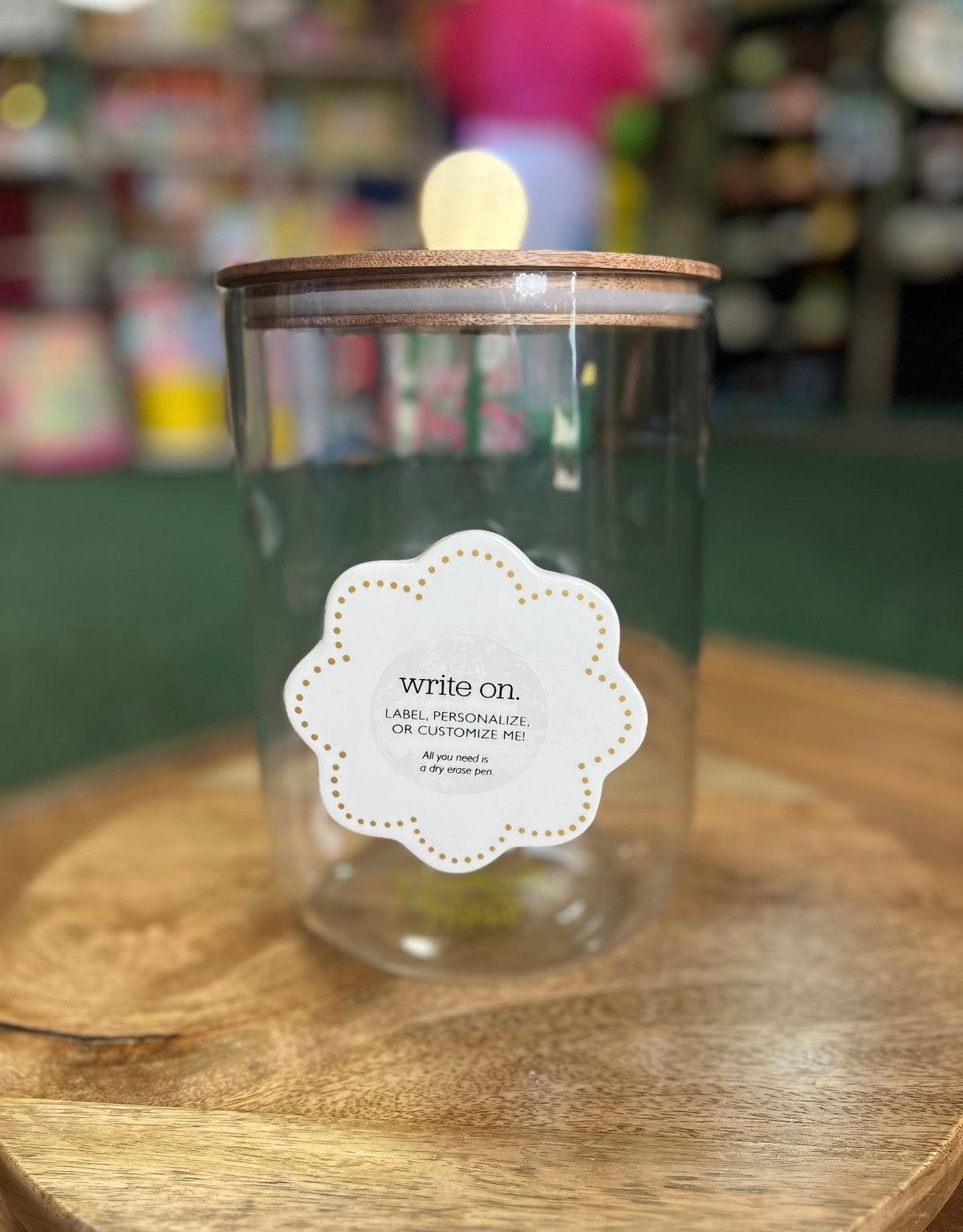 Happy Everything Glass Jar- Large