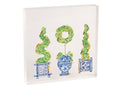 Mud Pie Three Topiary Acrylic Plaque