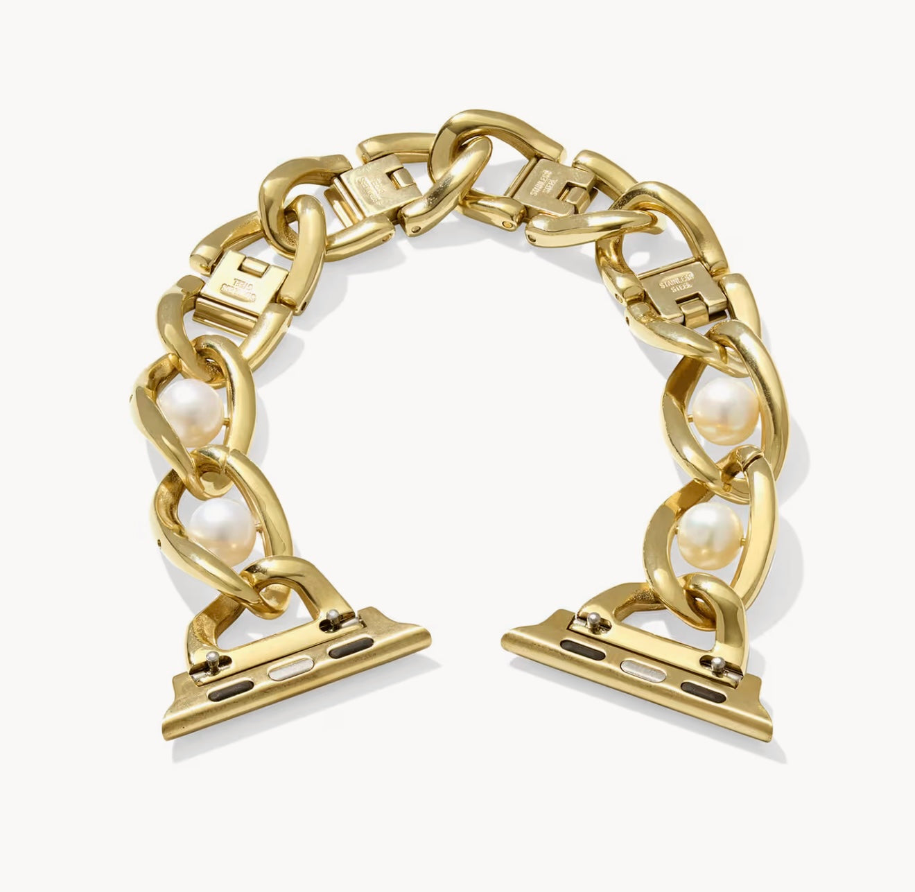 Kendra Scott Giselle Gold Tone Stainless Steel Watch Band