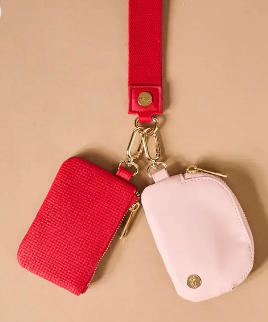 Dynamic Duo Pouch Luxe Wristlet Partners in Crime