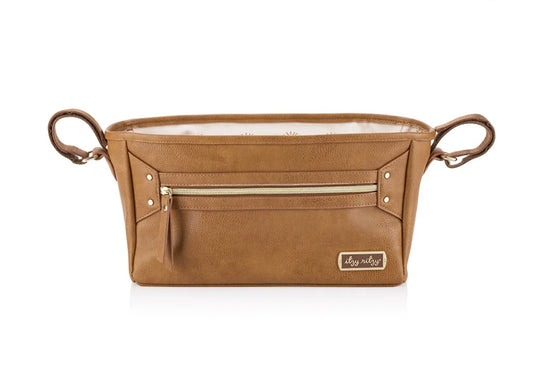 Itzy Ritzy Stroller Caddy Cognac