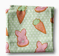 Easter Bunny Rabbit Spring Egg Kitchen Towel Waffle Baking