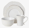 Fitz and Floyd Pfaltzgraff Abby White 16pc Set
