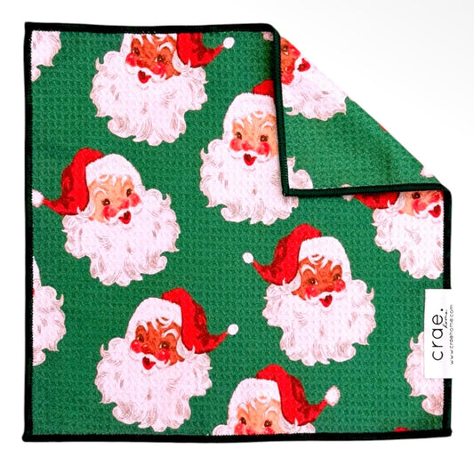 Crae Santa Clause: Double Sided Washcloth