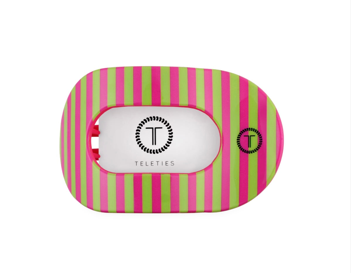 Teleties Flat Round Hair Clip - Summer Crush