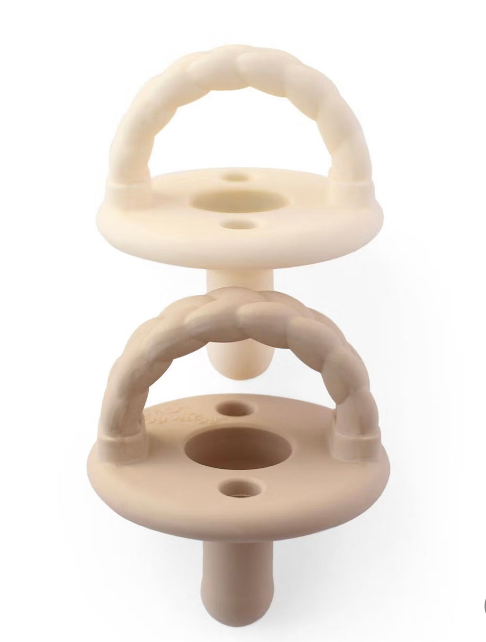 Itzy Ritzy Silicone Soother Toast Buttercream Braid