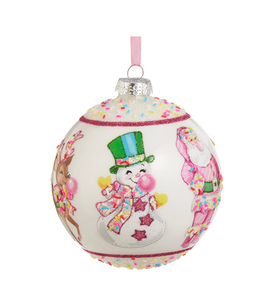 Raz 5” Bubblegum Blowin Ball Ornament