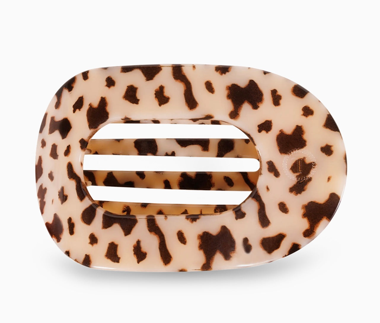 Teleties Blonde Tortoise Flat Clip- Large