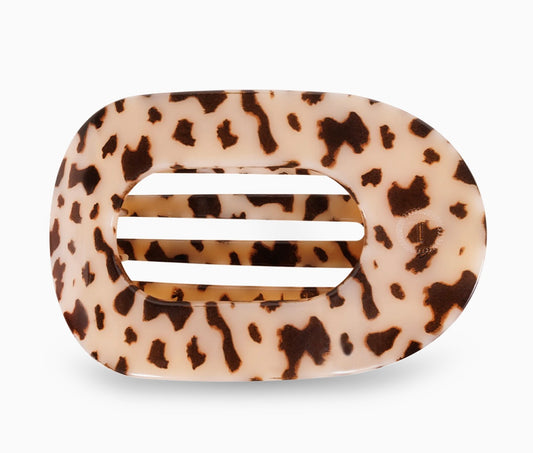 Teleties Blonde Tortoise Flat Clip- Large