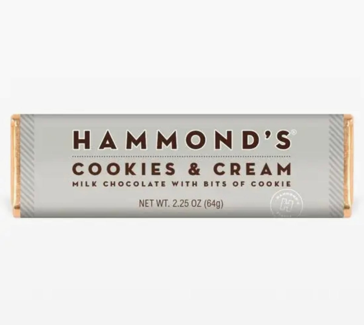Hammond’s Candy - Milk Chocolate Candy Bar: Cookies & Cream
