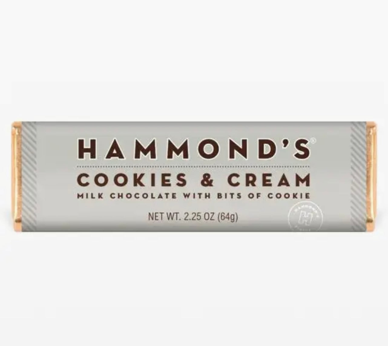 Hammond’s Candy - Milk Chocolate Candy Bar: Cookies & Cream