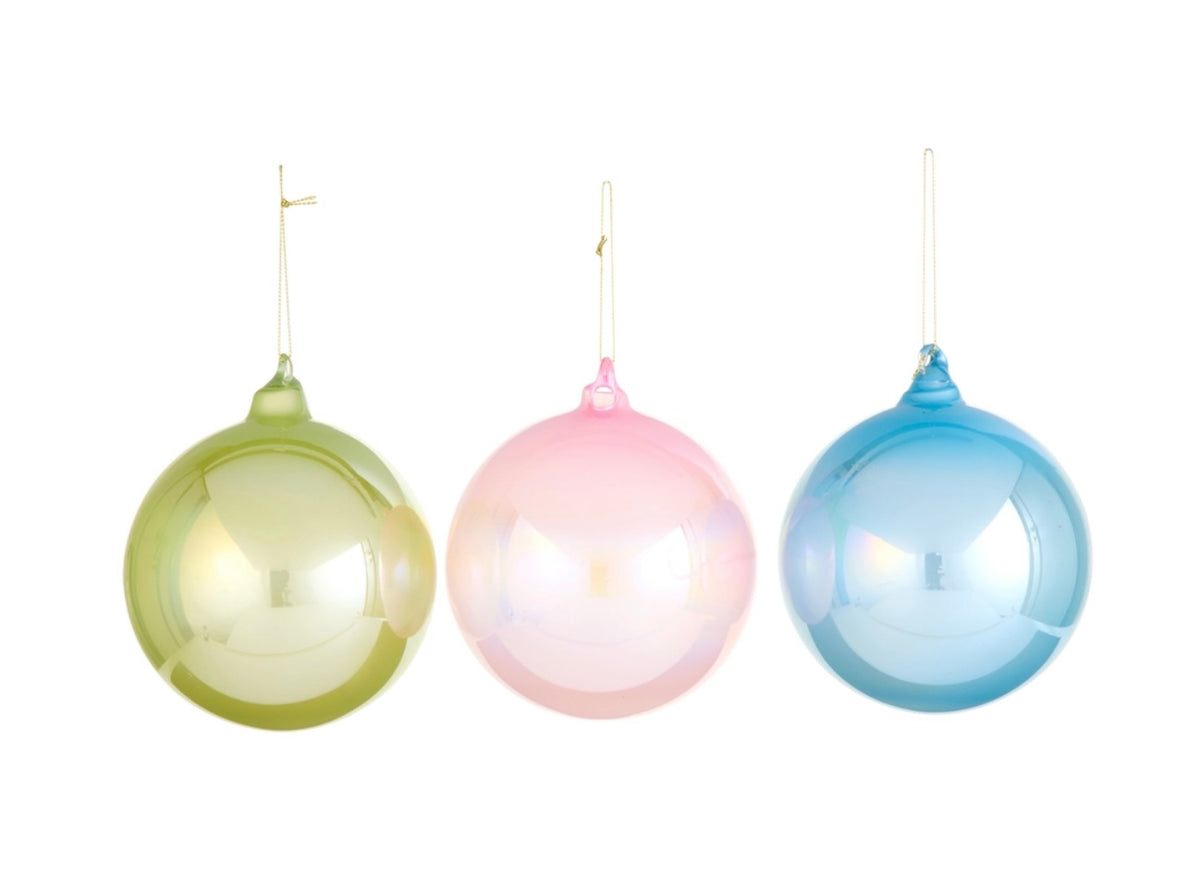 Raz 5” Pearlized Ball Ornament