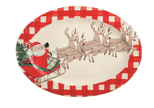 Mud Pie Farm Christmas Platter