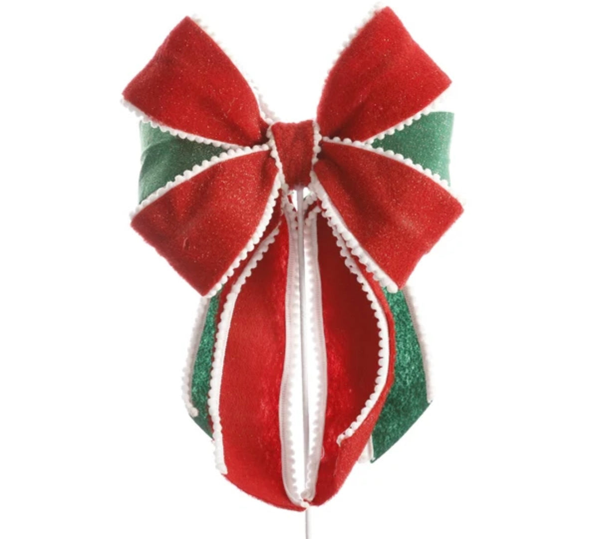 Red & Green Bow Pick